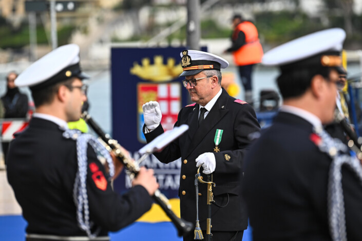 La Nave Amerigo Vespucci, storico veliero e nave scuola della Marina Militare fa tappa a Brindisi in occasione del Tour del Mediterraneo 2025.