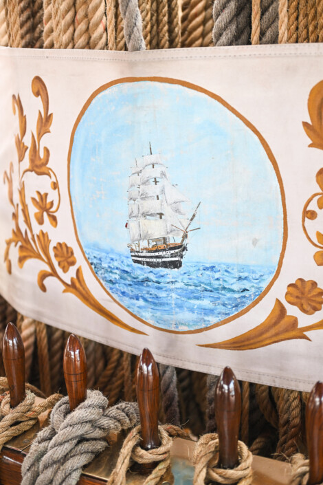 La Nave Amerigo Vespucci, storico veliero e nave scuola della Marina Militare fa tappa a Brindisi in occasione del Tour del Mediterraneo 2025.