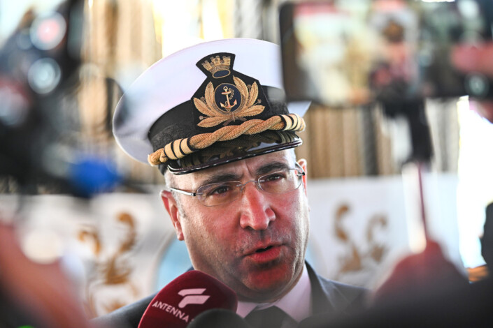 La Nave Amerigo Vespucci, storico veliero e nave scuola della Marina Militare fa tappa a Brindisi in occasione del Tour del Mediterraneo 2025.